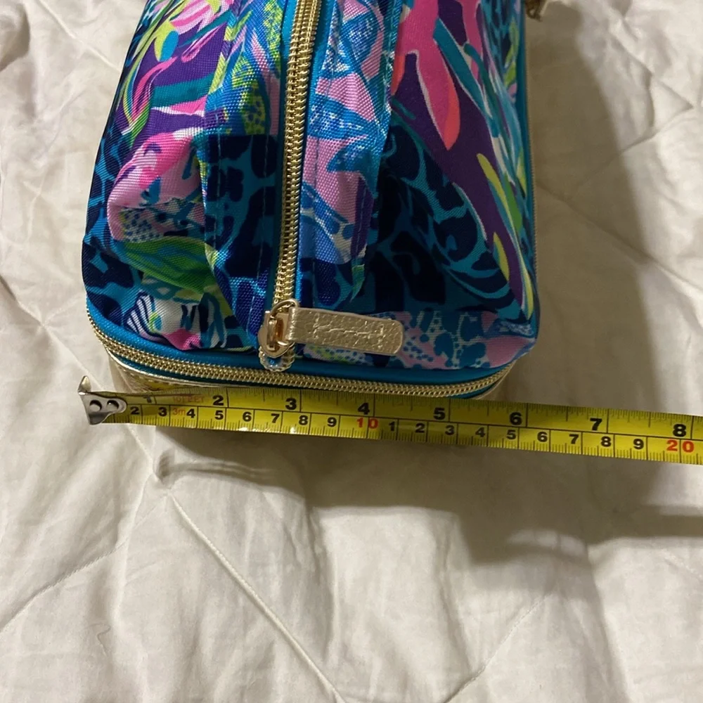 RARE NWT Lilly Pulitzer Pop Up Party Patch Makeup Pouch